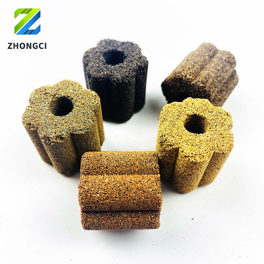 Coffee-colored plum blossom ring