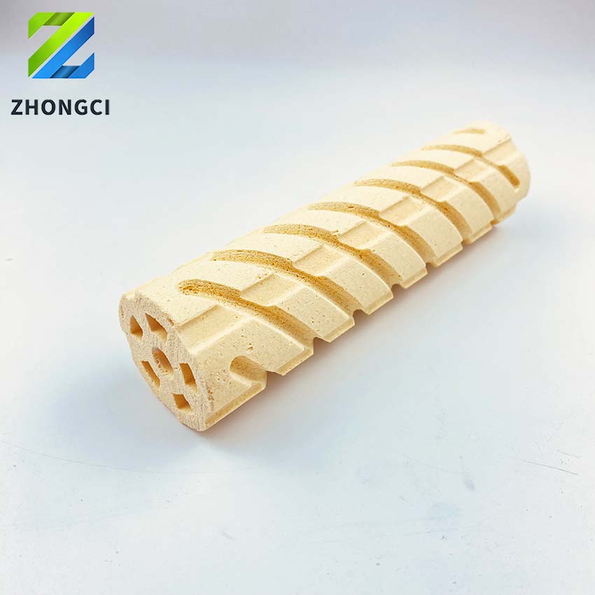 Yellow lotus-shaped inclined groove bacteria house