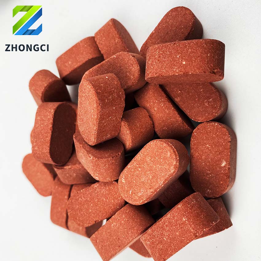 Red elliptical small bricks