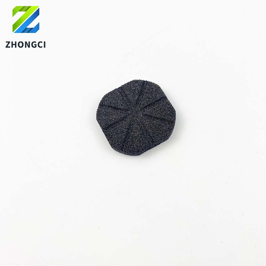 Black/White Round Rhombus Coral Base